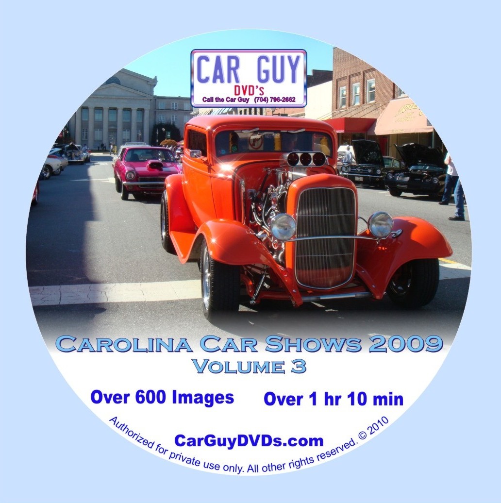 Carolina Cars Volume 3 2009